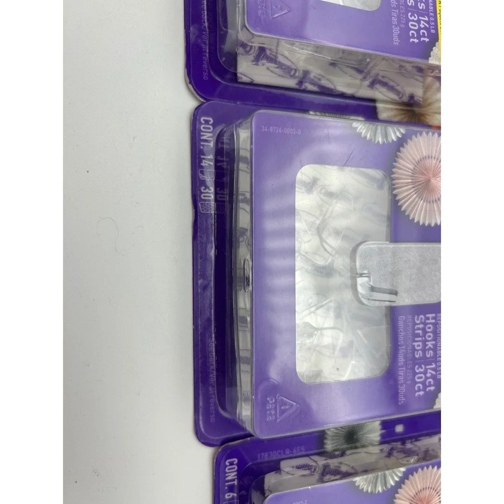 3M Command‎ Adjustables Hooks lot Value 2 Packs 14ct 30ct Strips Repositionable